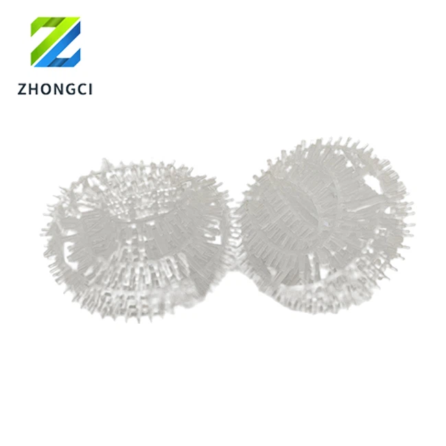 Minora qadoqlash suvni tozalash Plastik Igel to'pi